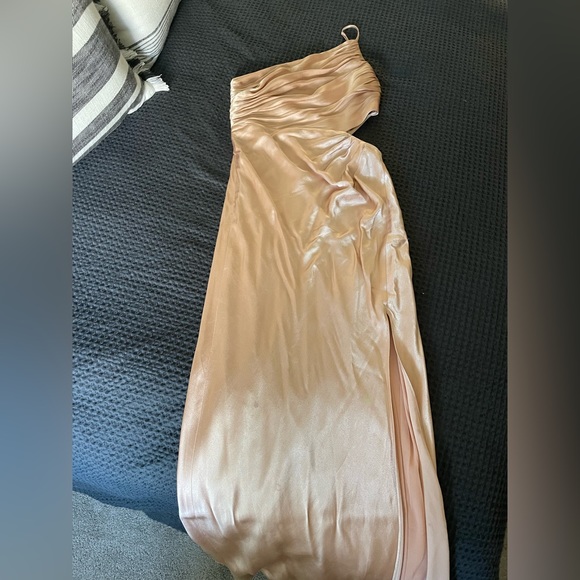 Shona Joy Asymmetrical Gathered Maxi Dress Desert Rose size 4 (worn once) 🩷 - Picture 7 of 11